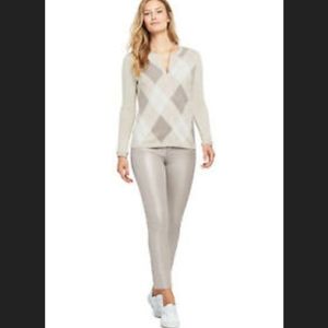 High Rise Shimmer Ankle Jeans